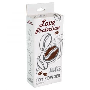 Пудра для игрушек ароматизированная Love Protection Coffee 30g - фото 53658