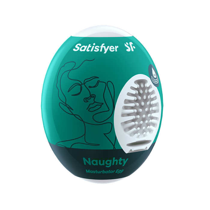 Мастурбатор яйцо Satisfyer Masturbator Egg Naughty - фото 53827